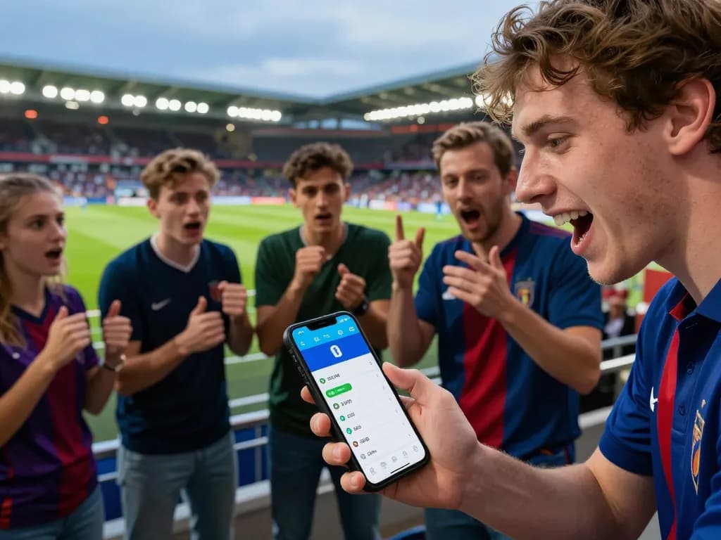 Soi Kèo mobile sports betting action with lively atmosphere and dynamic odds adjustments