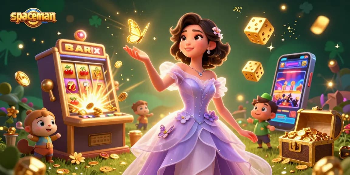 Play spaceman slot game with thrilling action, stunning visuals, and vibrant casino-themed elements.