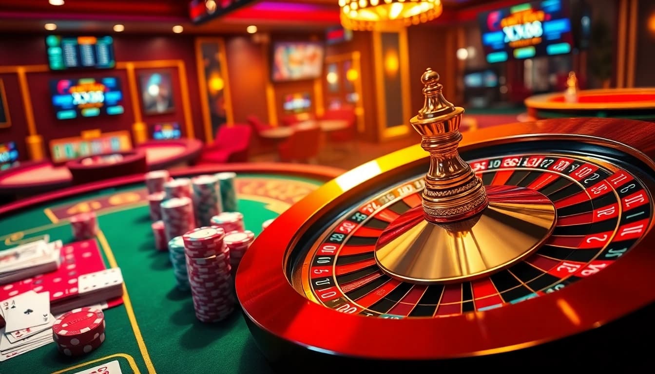 Experience the excitement of nhà cái XX88 with premium casino tables and vivid gaming action.