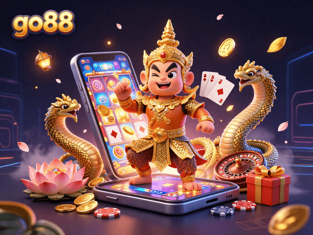 Engage with exciting slots at go88 featuring vibrant characters and game elements.