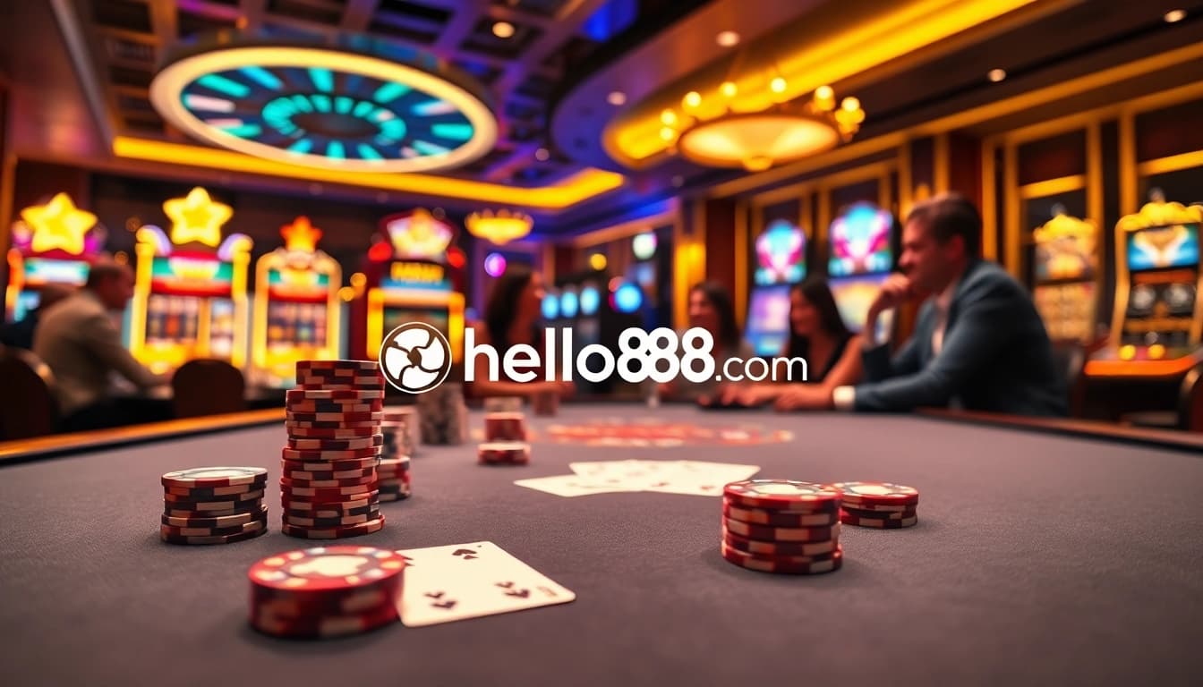 Experience high-stakes gaming at hello88 com with vibrant slot machines and engaging players.