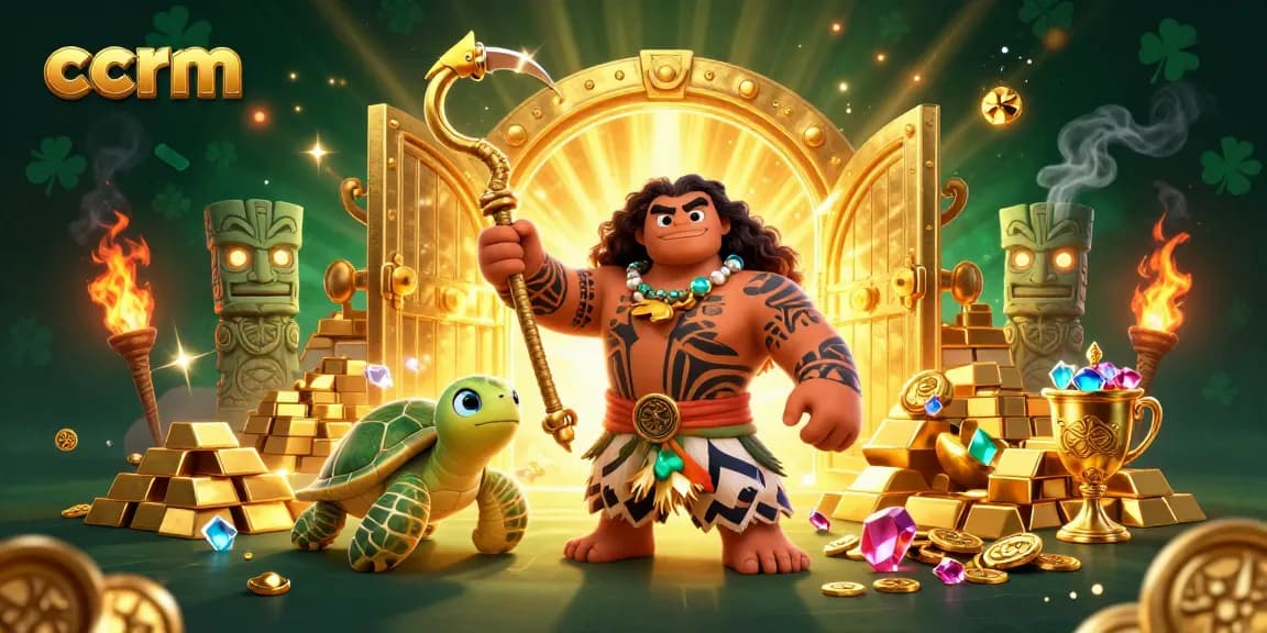 ccrm showcases an exciting 3D casino scene with vibrant characters and dynamic gaming elements.