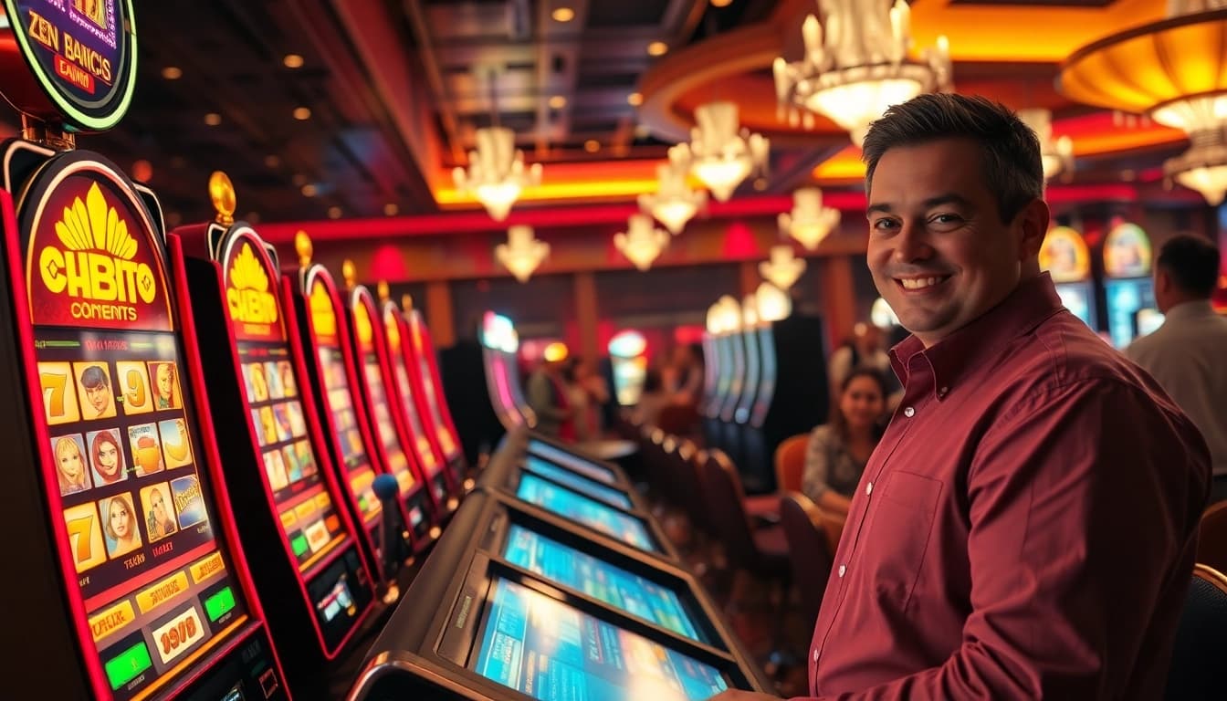 Katsu5 menciptakan pengalaman kasino yang menarik dengan mesin slot yang berkilau.