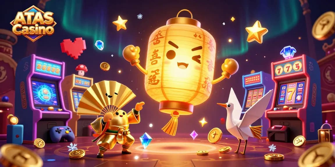 Engage with ATAS Casino's vibrant gaming atmosphere featuring stunning characters and winning slot elements.