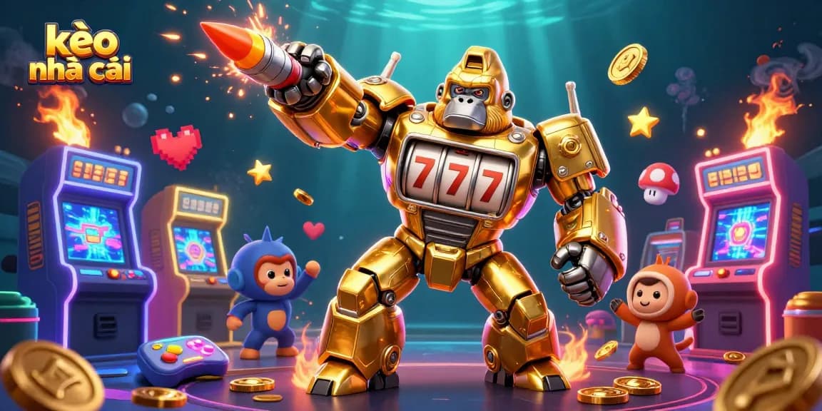 Engage with kèo nhà cái through dynamic, interactive 3D casino-themed illustration.