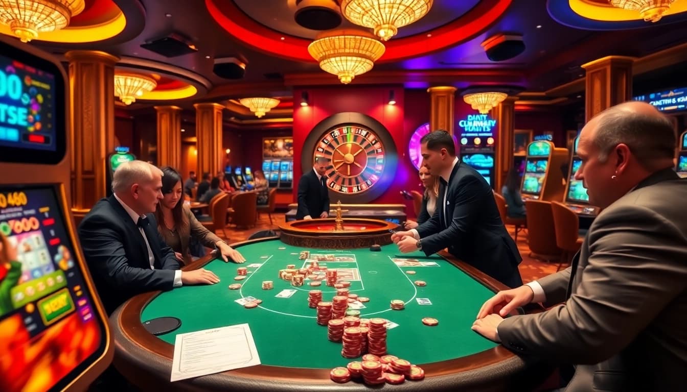 Join the action at nk88 with vibrant poker tables and thrilling casino ambiance.