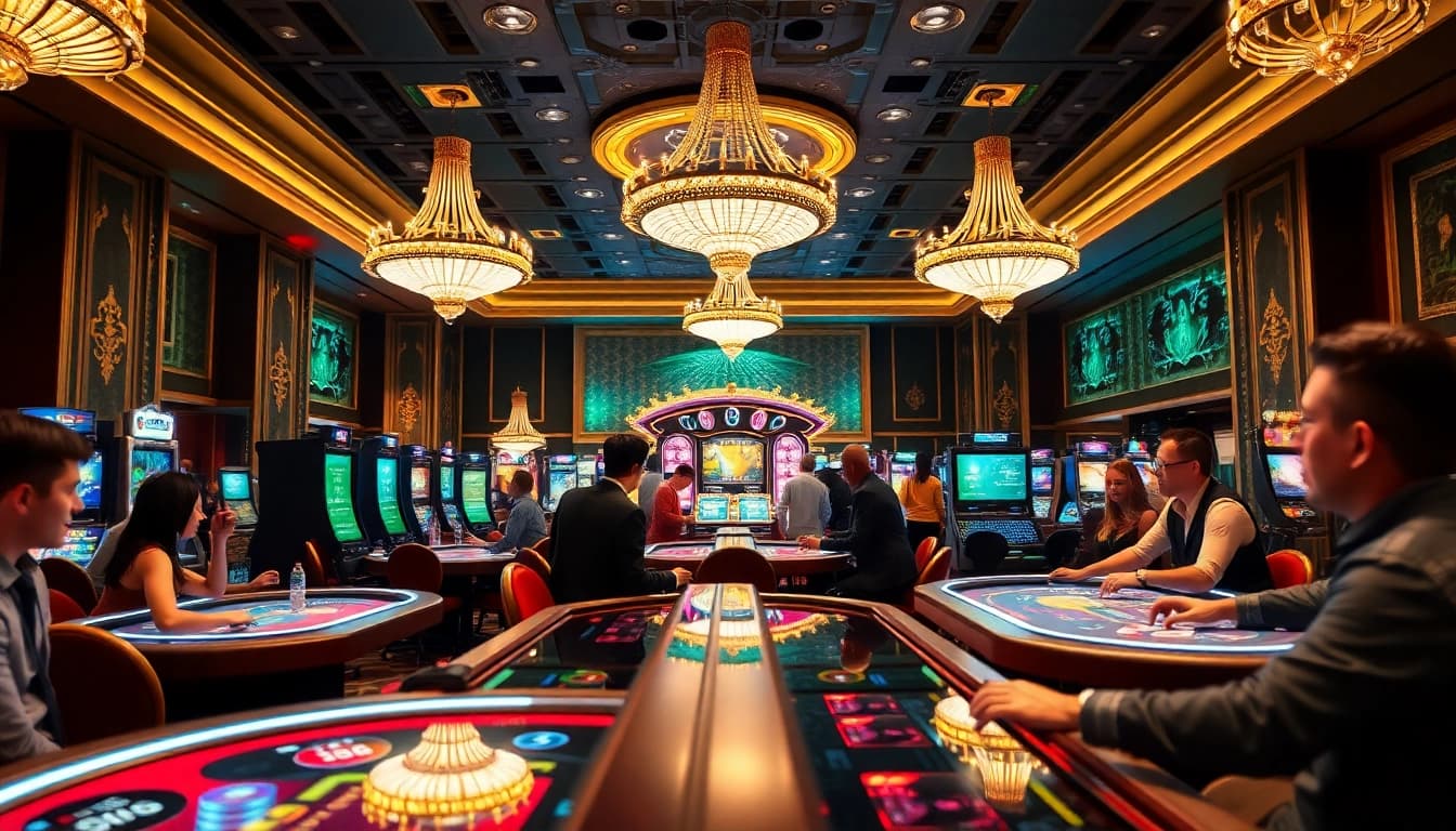 Experience the thrill of casino gaming with citinow in a luxurious environment.