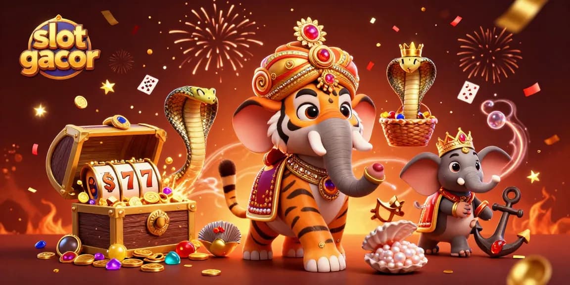 Experience the thrill of slot gacor with vibrant gaming elements and enchanting characters.