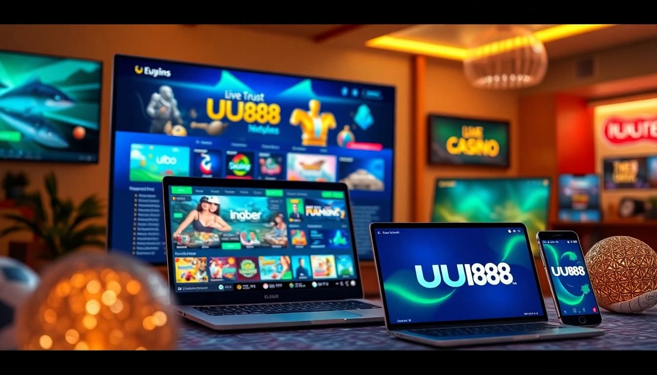 UU88 online gaming platform showcasing vibrant games and secure interface.