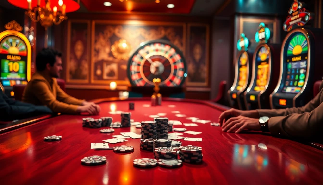 Enjoy high-stakes poker at a luxurious casino featuring gori77 gaming elements.