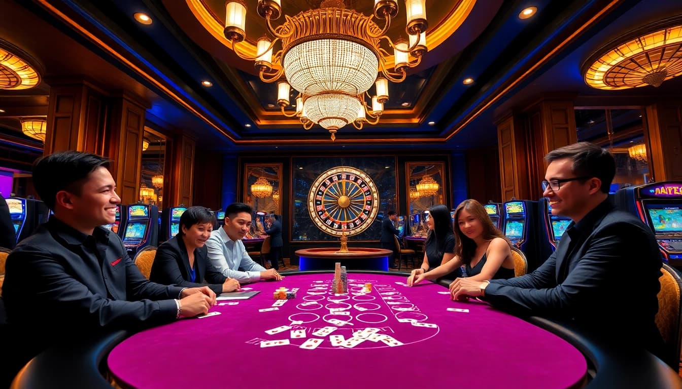 Experience the thrill of a high-stakes game at nhacaiuytinvn.us.com featuring vibrant gameplay with poker chips.