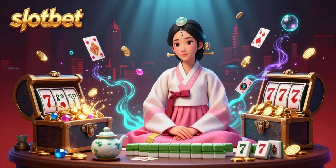 Engage with slotbet's dazzling 3D casino illustration featuring dynamic characters and vibrant game elements.