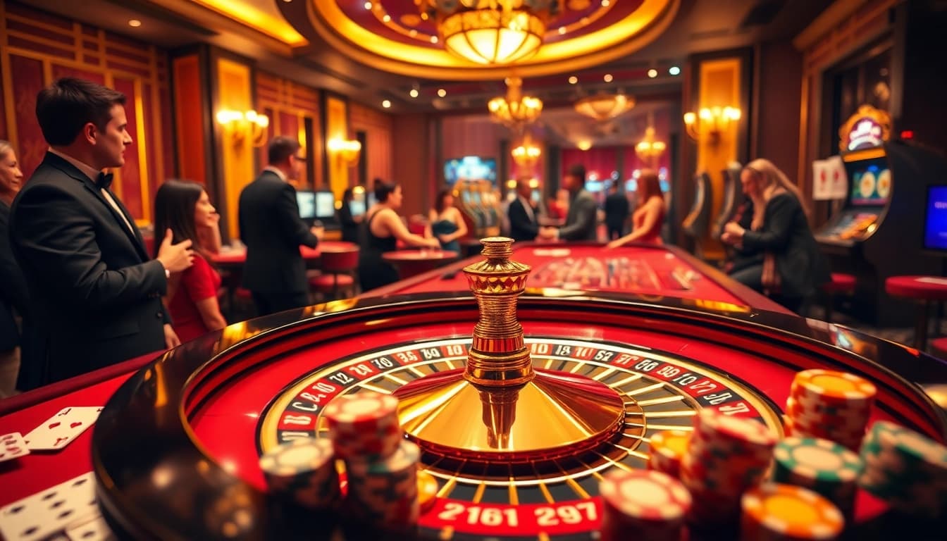 Experience the thrill of 23win with lively casino games and elegant décor.
