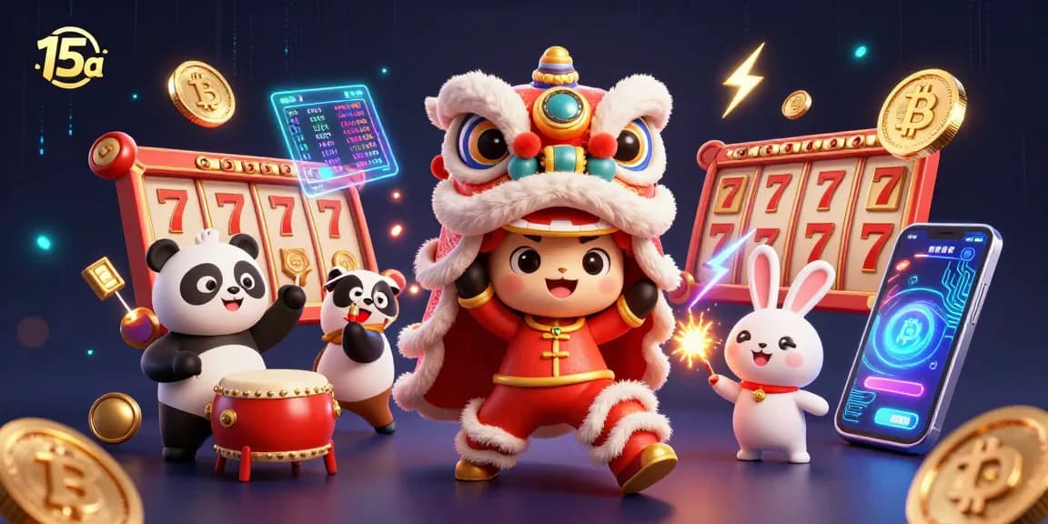 Desfrute dos jogos na 15a com este vibrante carnaval de caça-níqueis e elementos de criptomoeda.