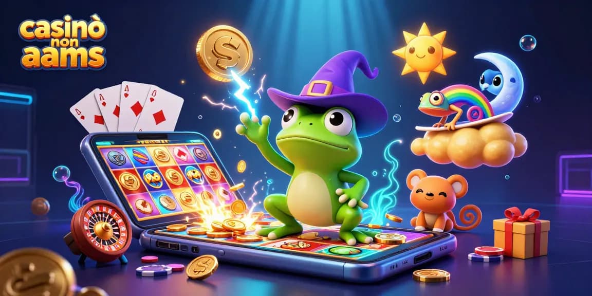 Scopri il brivido dei casinò non AAMS con personaggi magici e giochi di slot vibranti.