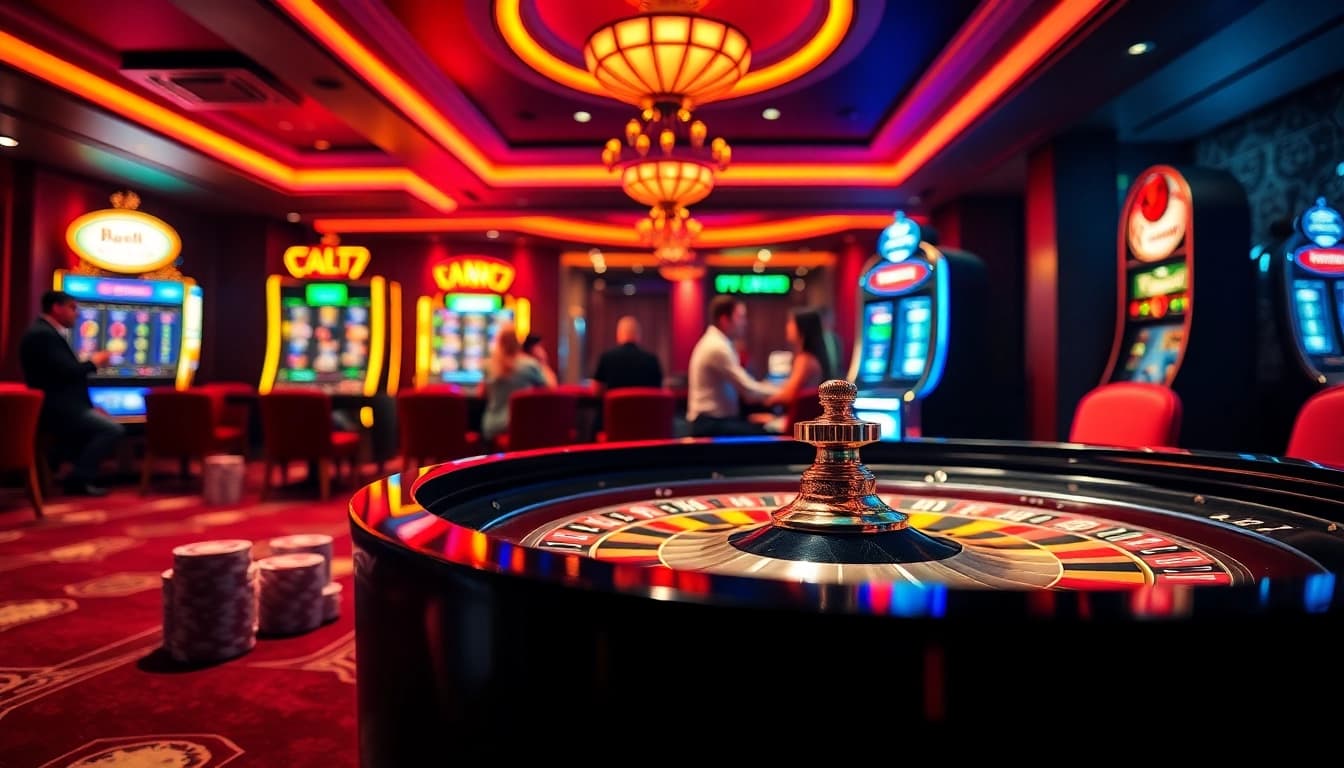 Experience winning strategies at https://bong88.casa/ in a vibrant casino setting with roulette and poker games.