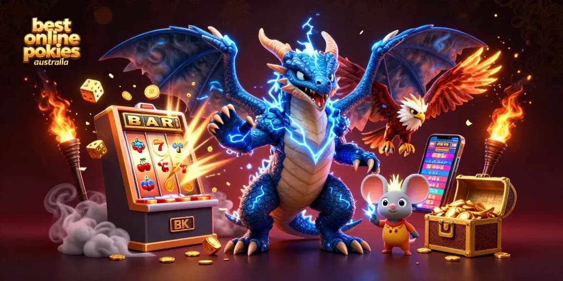 Experience the best online pokies Australia with exciting slot action and vibrant casino elements.