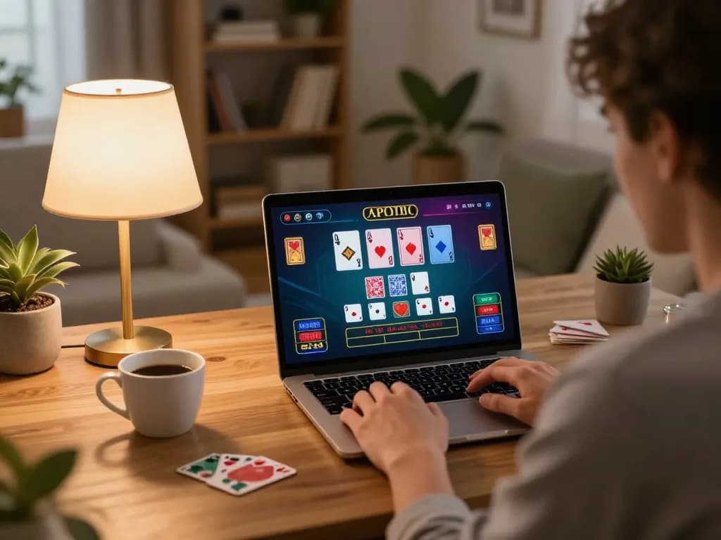 Experience online gameplay at 789P with engaging live dealer games in a cozy home setup