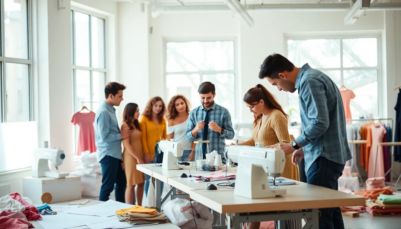 Explore a thriving Clothing Manufacturer For Startups workspace with a collaborative team.