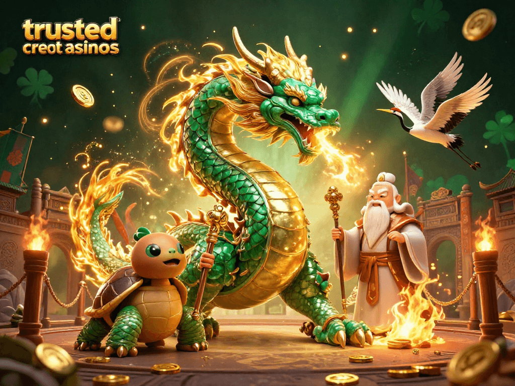 Experience the magic of trusted credit card casinos with dynamic elements and captivating characters.