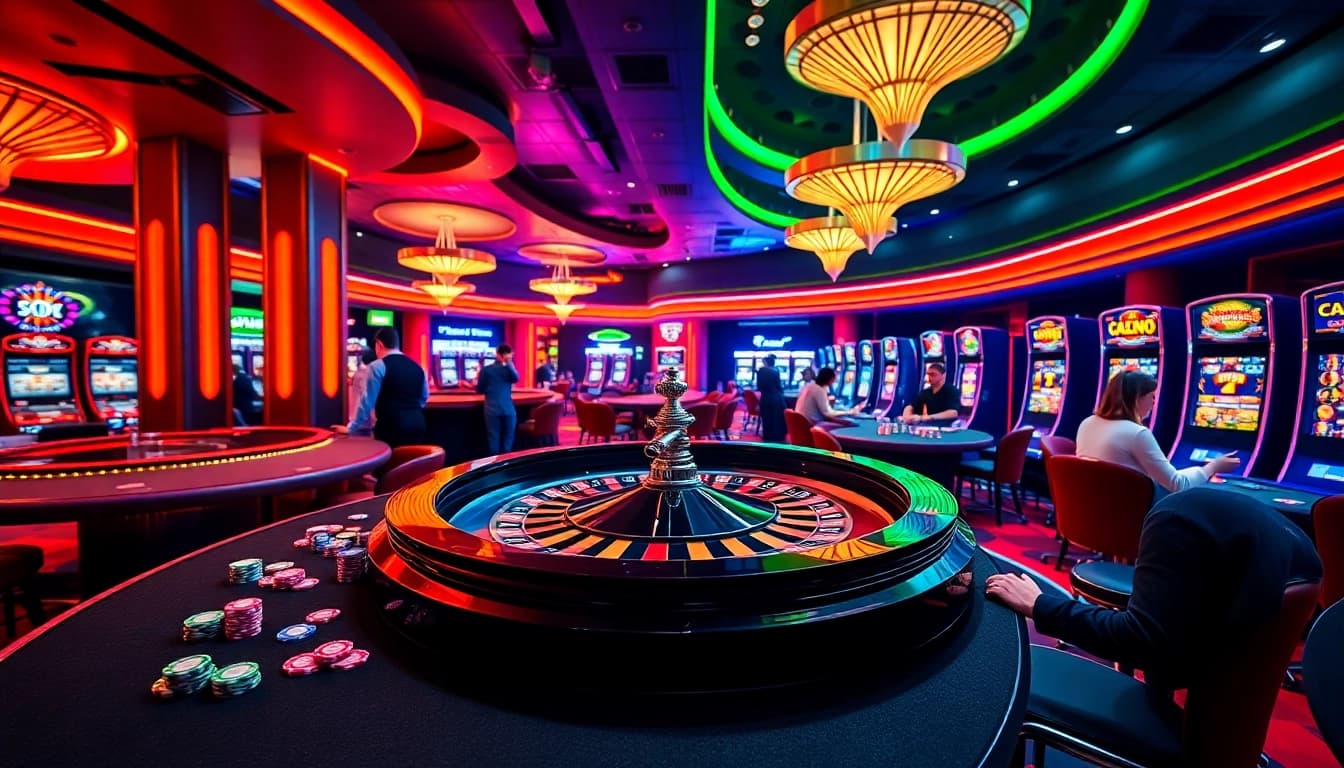 Gambler enjoying a thrilling moment at SODO CASINO featuring roulette and poker.