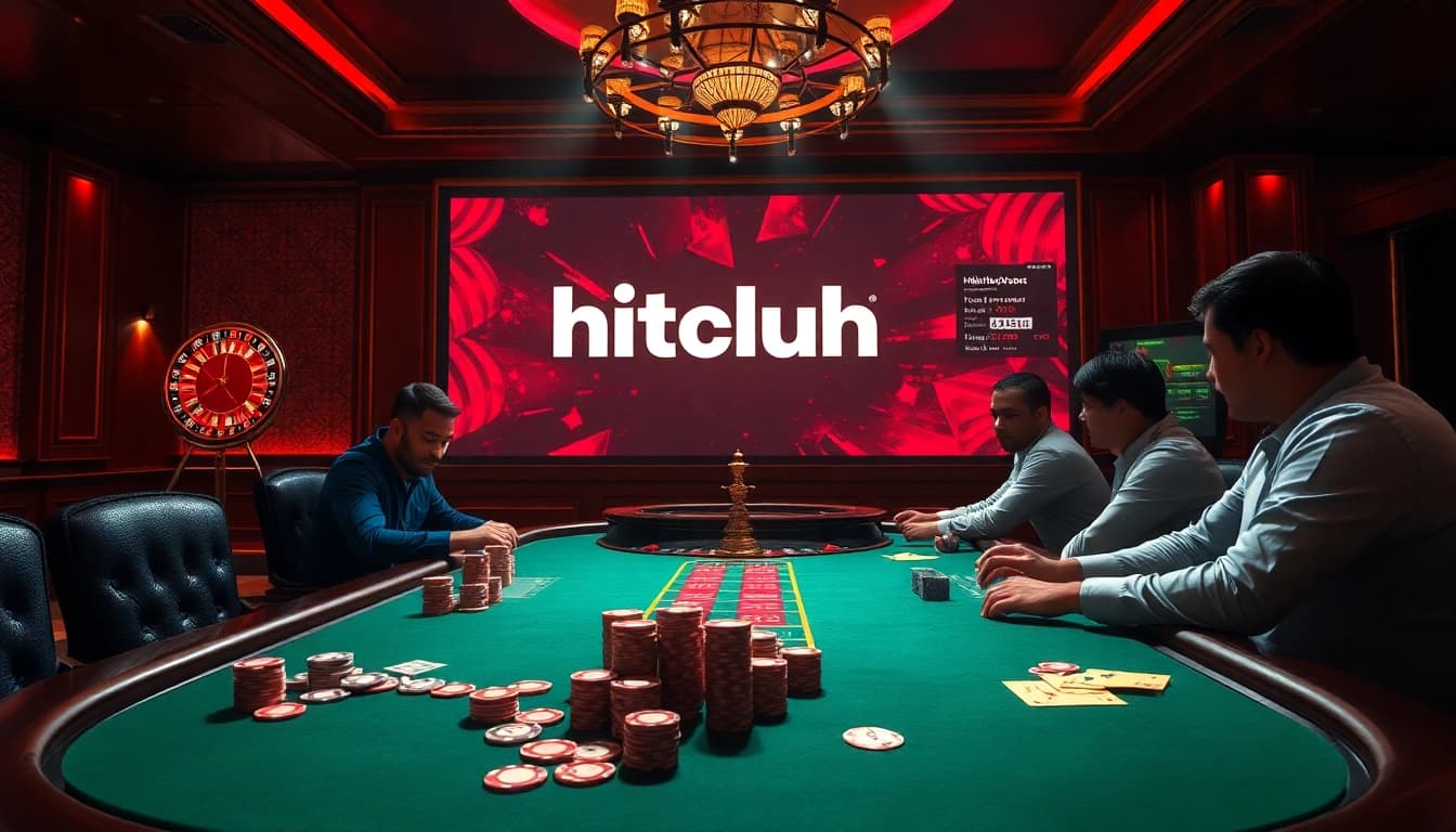 Experience the excitement of high-stakes poker at Hitclub bin, featuring competitive gameplay and luxurious atmosphere.