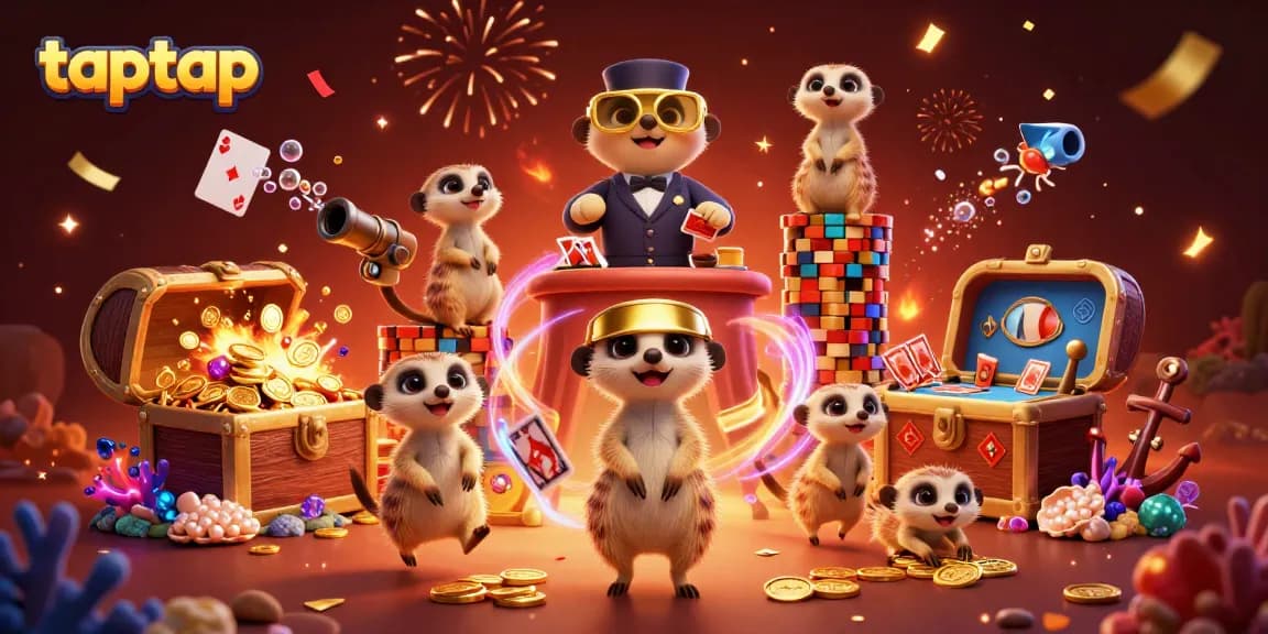 Merupakan taptap yang mengelola kasino dengan koloni meerkat, menampilkan aksi menarik dan denah yang penuh warna.