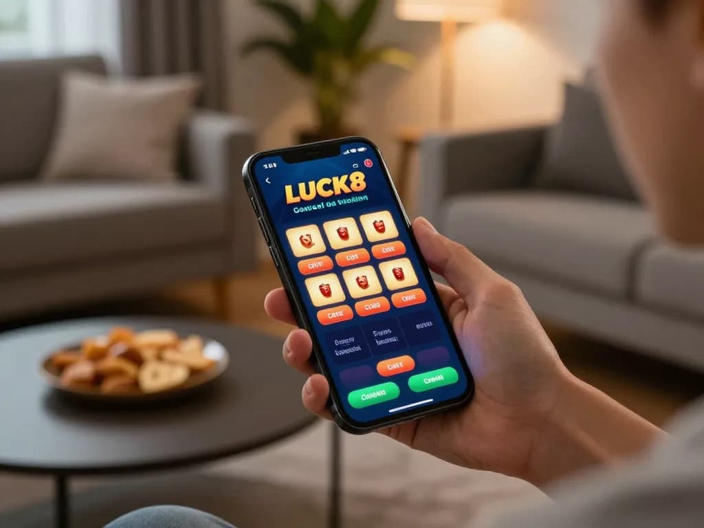 Engaging in mobile gaming to truy cập LUCK8 and enjoy exciting casino adventures.