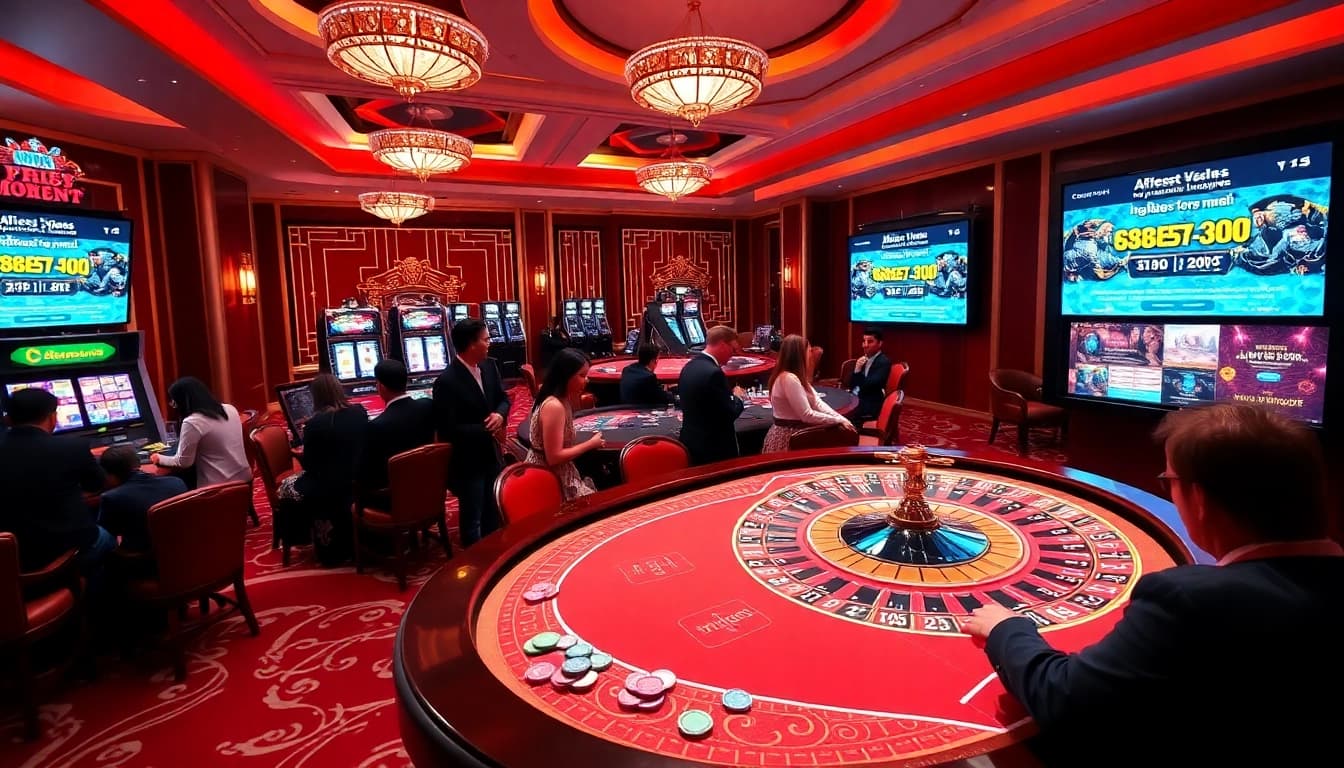 Thrilling gambling action at MB66, featuring vibrant casinos and engaging game options.