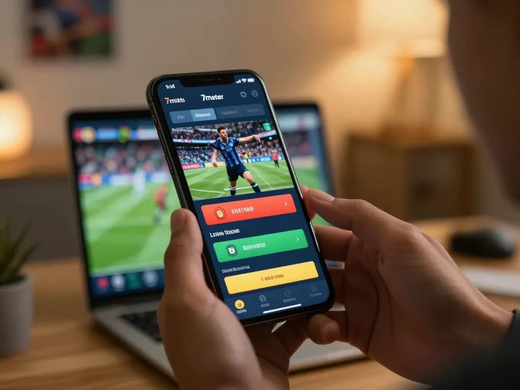 Engage with Livechat 7meter for enhanced sports betting experience on mobile app.