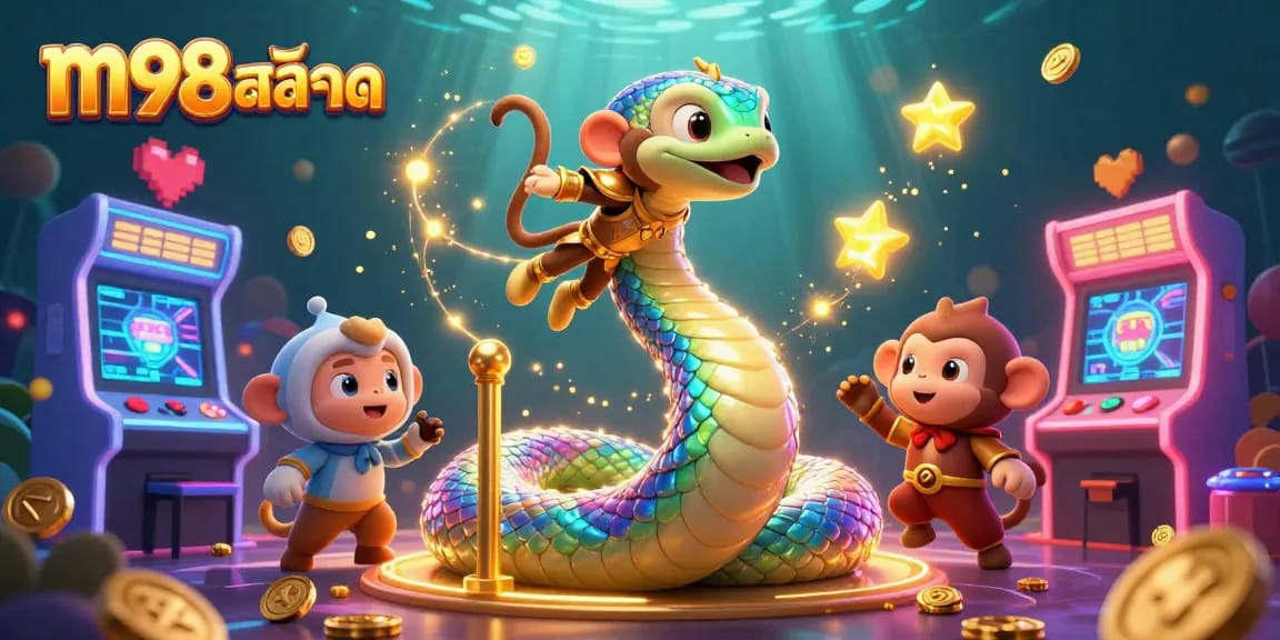 เล่นสล็อตสนุกกับ m98สล็อต ที่ประกอบด้วยภาพการ์ตูน 3D และเกมคาสิโน