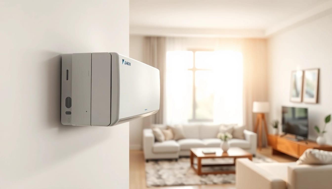 Installing a Daikin mini split AC for a comfortable and energy-efficient home.