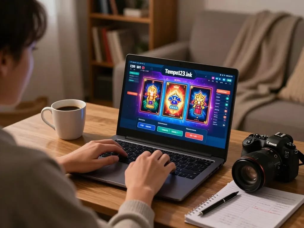 Permainan yang menarik di Tempo123 Link sambil menikmati suasana rumah yang nyaman dengan catatan dan minuman hangat.