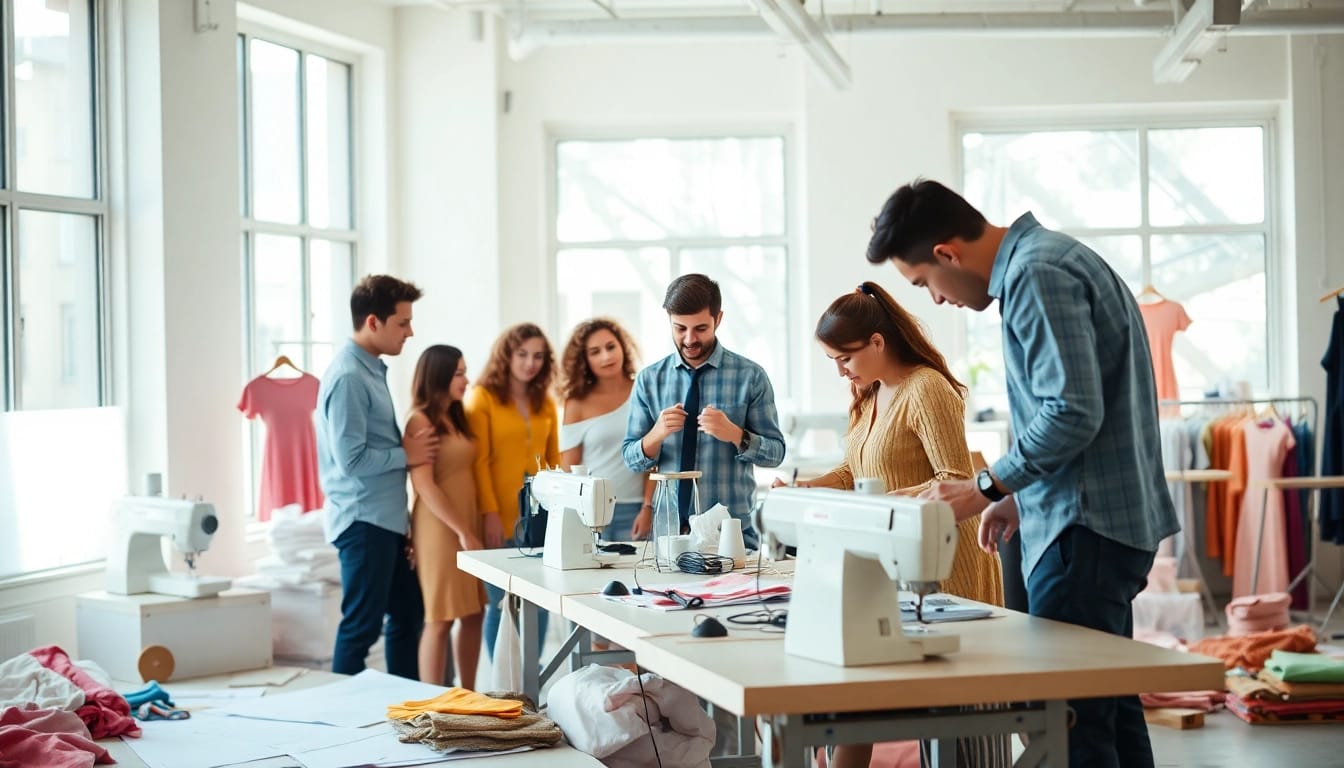 Explore a thriving Clothing Manufacturer For Startups workspace with a collaborative team.