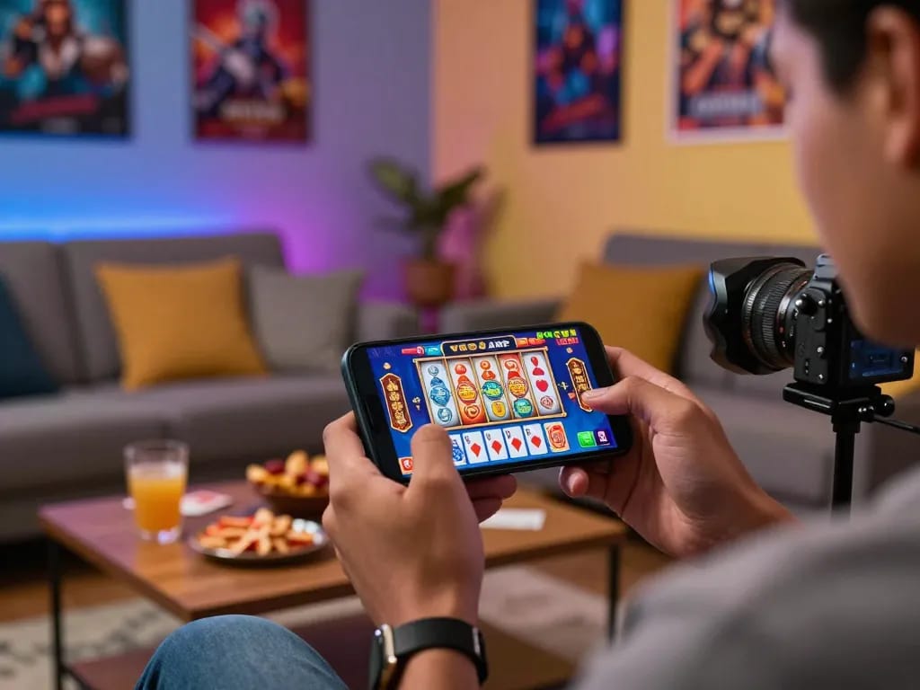 Engaging Wild Sultan APK mobile gaming scene with traditional casino elements and a cozy atmosphere.