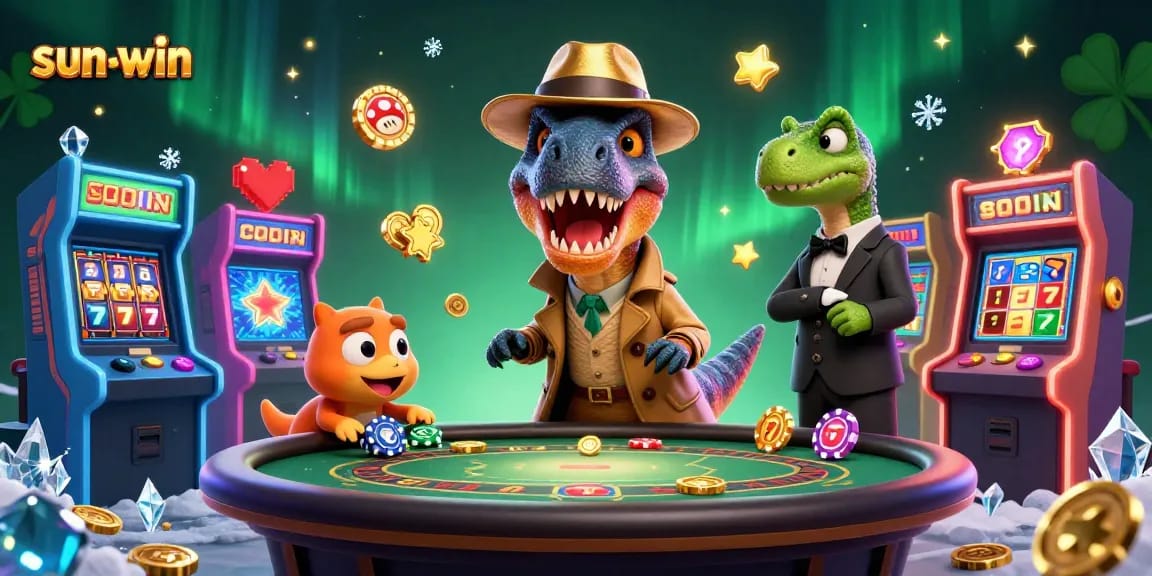 Get ready to win big at sun-win with an exciting blackjack game featuring a velociraptor card counter!