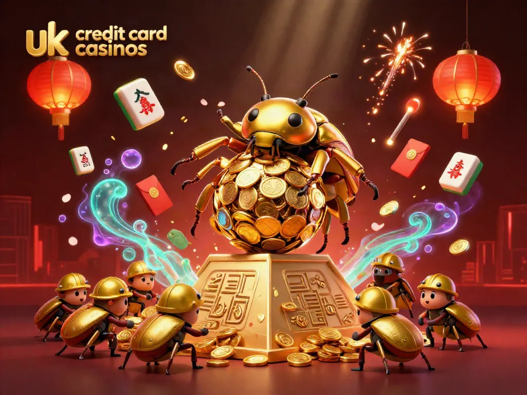 Engage in thrilling gameplay at uk credit card casinos surrounded by vibrant shiny elements.