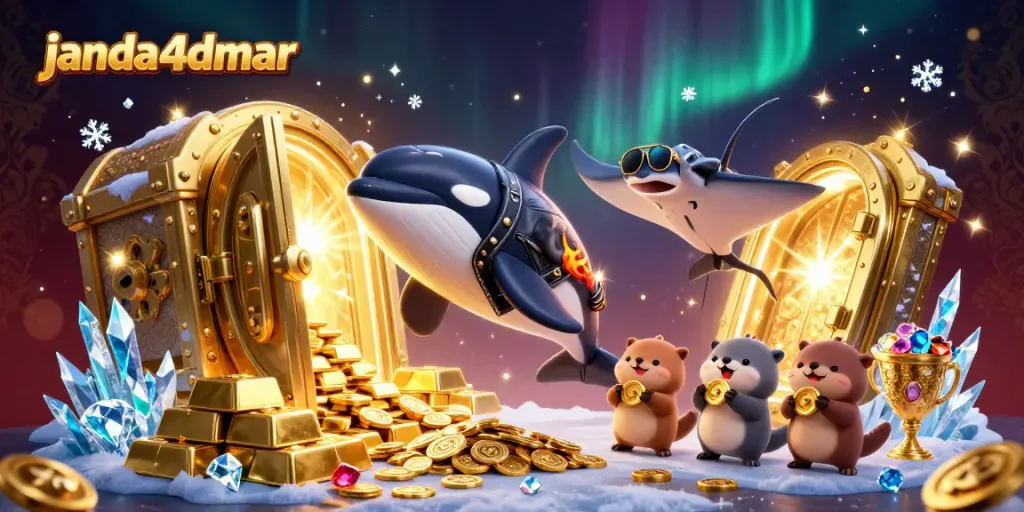 Janda4dmar membawa pengalaman perjudian yang menarik dengan orca berjaket kulit dan ikan pari.