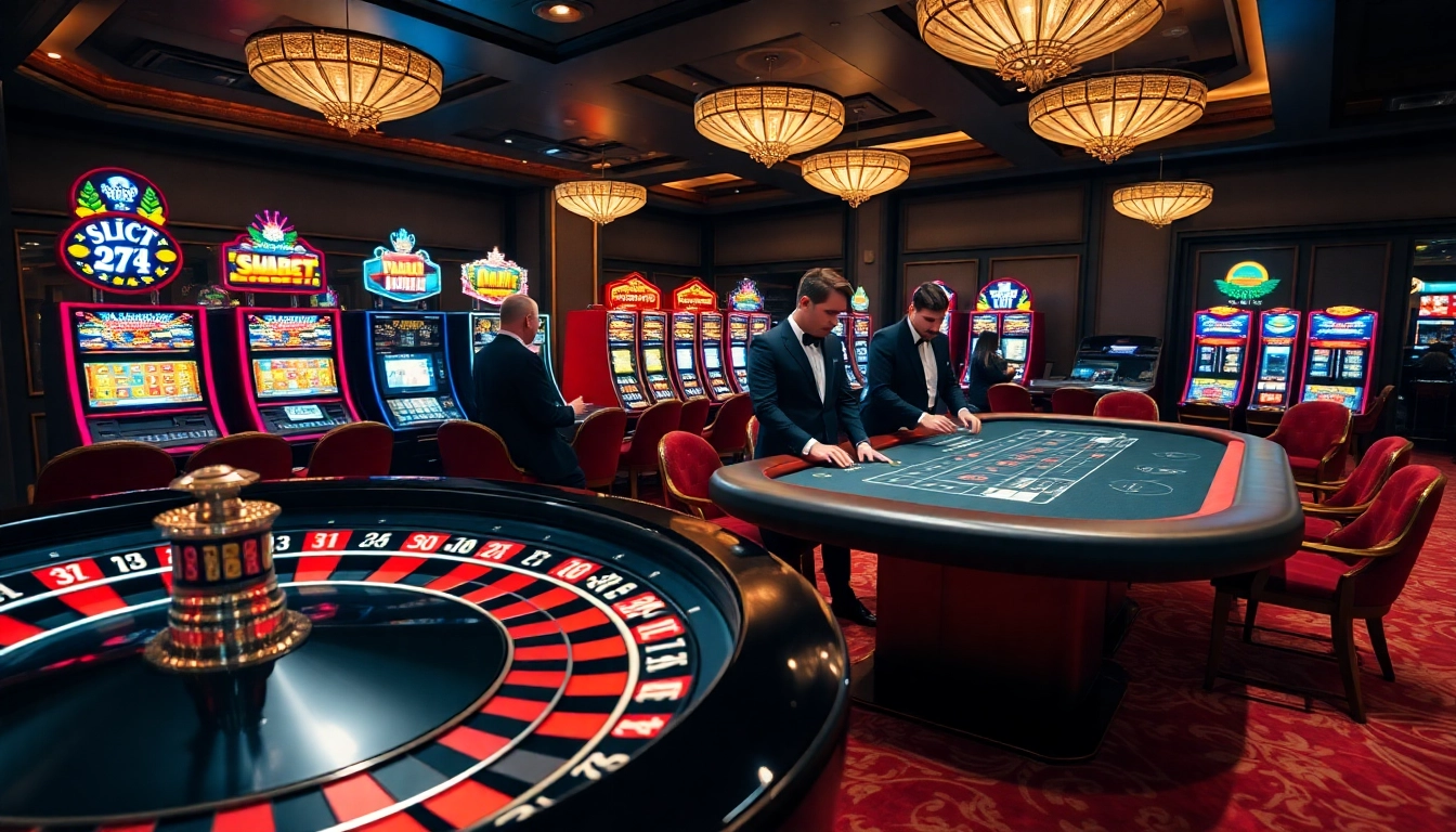 Experience shbet excitement at a luxurious casino table with players enjoying high-stakes betting.