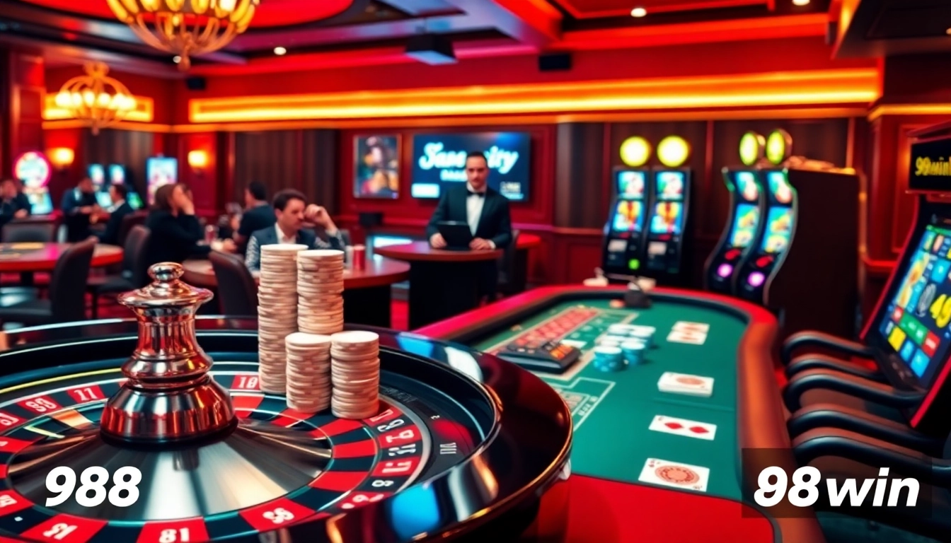 Experience the thrill of 98win with vibrant casino games and engaging gambling action.