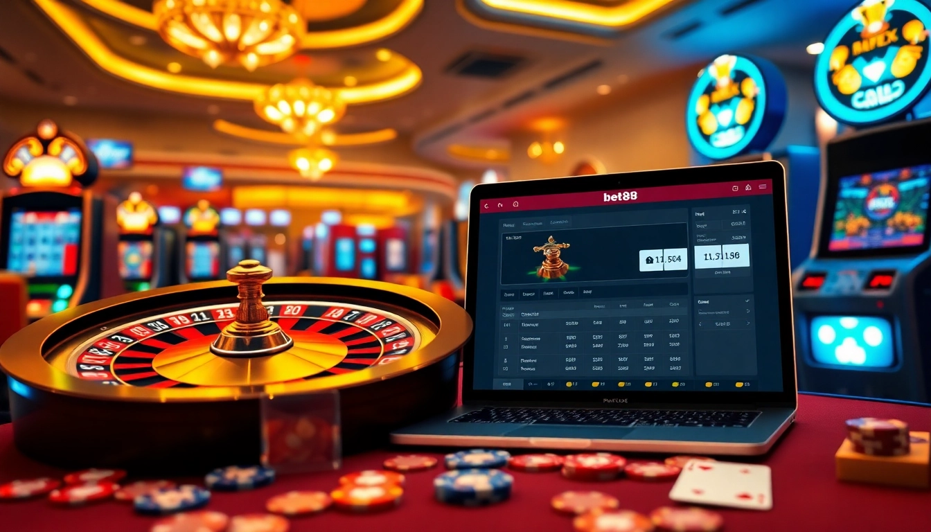 Experience the excitement of gambling with link bet88 featuring dynamic casino visuals and vibrant gaming elements.