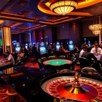 SODO66 players engaging in thrilling casino games at a luxurious venue