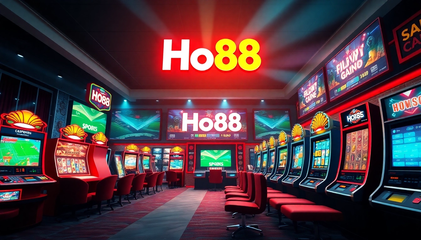 Immersive Ho88 online gambling platform showcasing vibrant games and user-friendly interface.