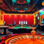Experience the thrill of sports betting with OK9 THỂ THAO in a luxurious casino setting.