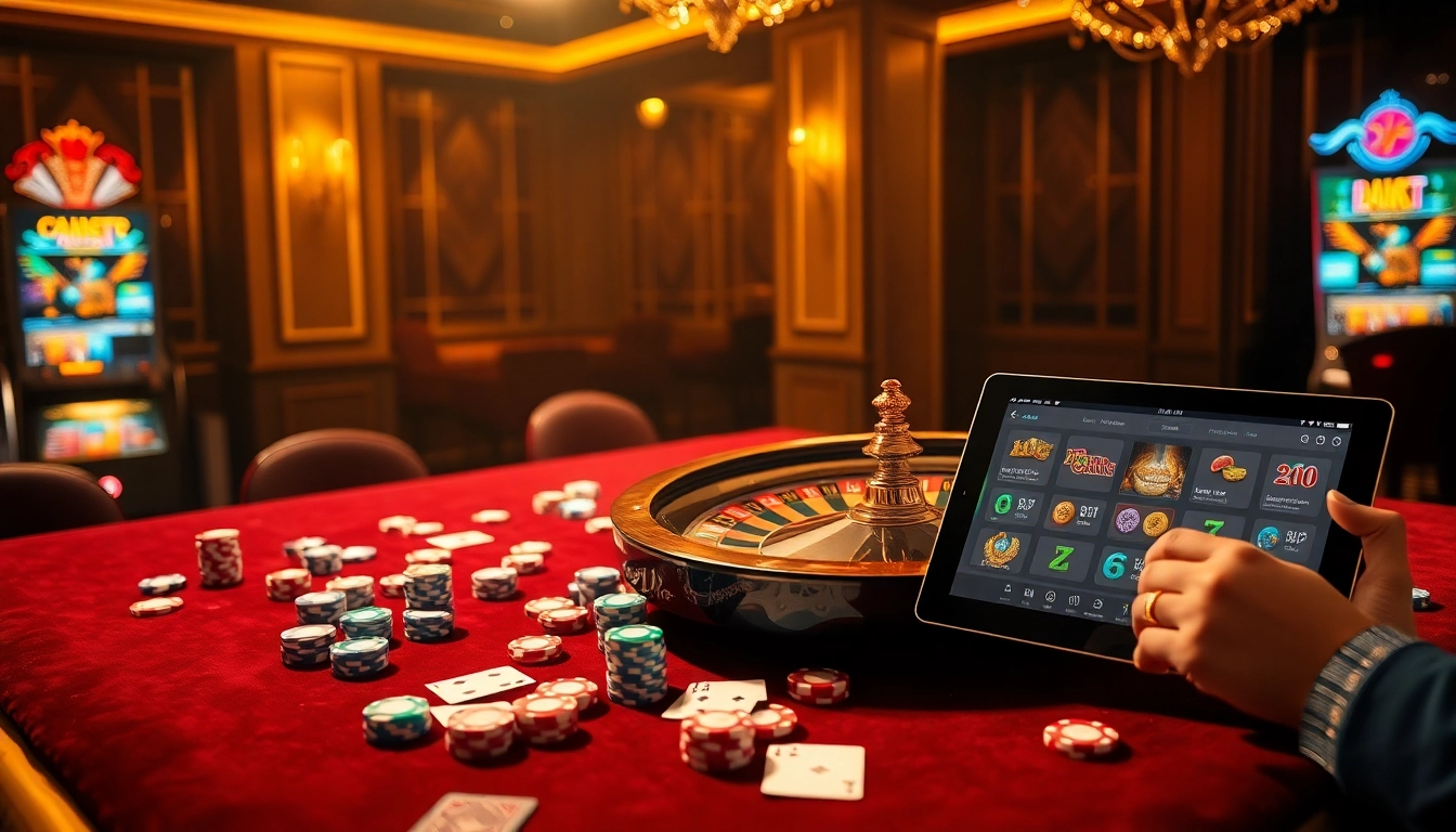 Experience thrilling gameplay with RR88's vibrant casino atmosphere, featuring roulette, poker, and slot machines.