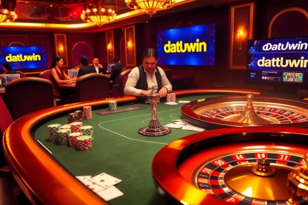 Rasakan sensasi Datukwin dalam permainan poker taruhan tinggi yang dikelilingi kemewahan dan kegembiraan.