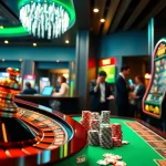 Players enjoying thrilling games at xn88 casino, showcasing poker chips and roulette.