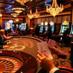 Experience thrilling slot demos with vibrant casino visuals featuring exciting games.