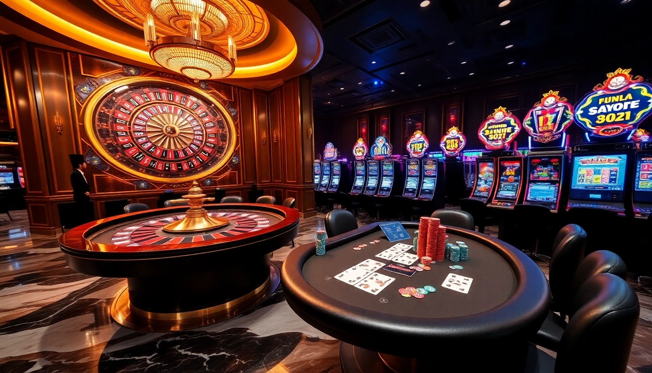 Experience thrilling gameplay at 68 game bài with roulette, poker, and vibrant slot machines.