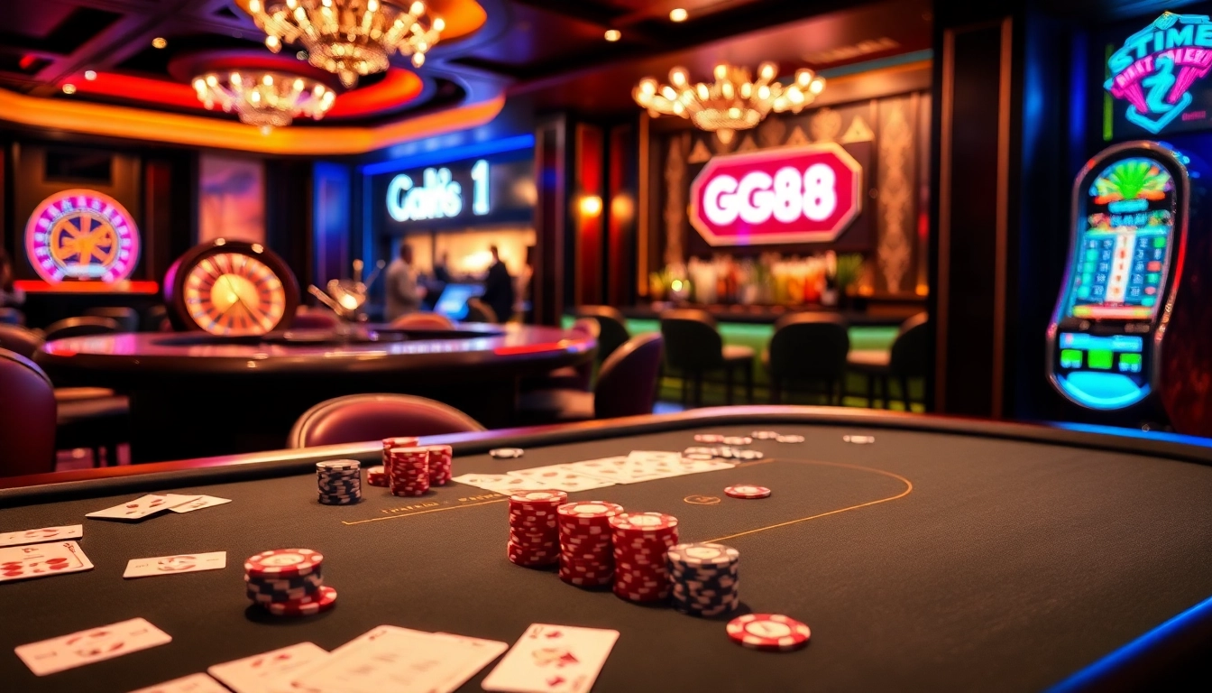 Experience the thrill of GG88 with vibrant casino tables and seamless gameplay for gamblers.